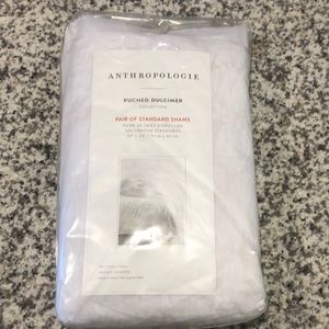 Anthropologie Pair of Standard Shams